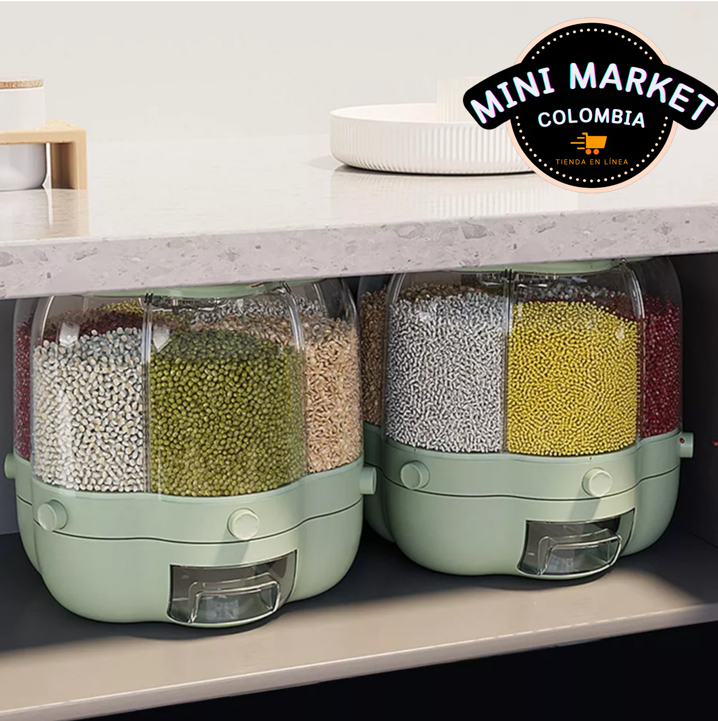 Dispensador de Alimentos Giratorio Premium ™